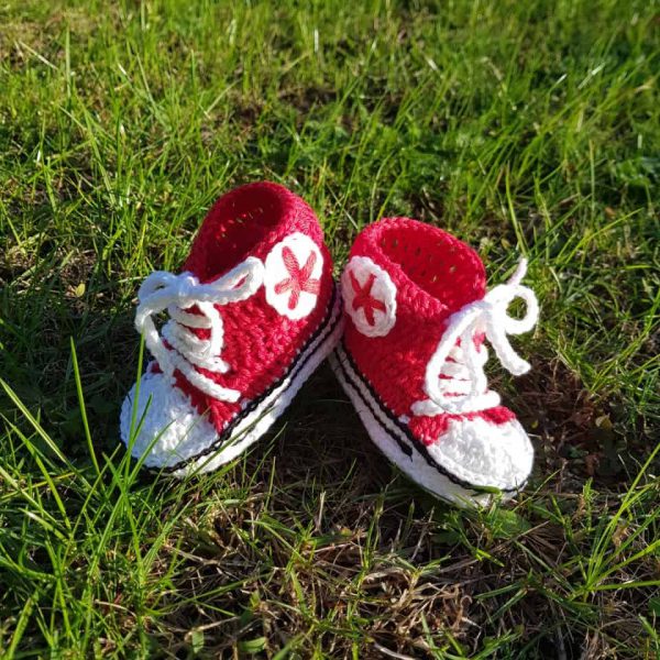 converse rosse neonato