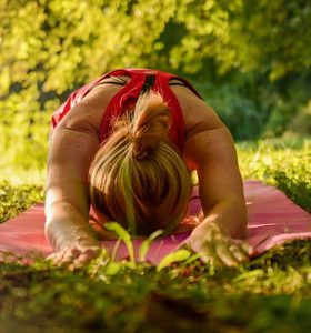 yoga nel parco