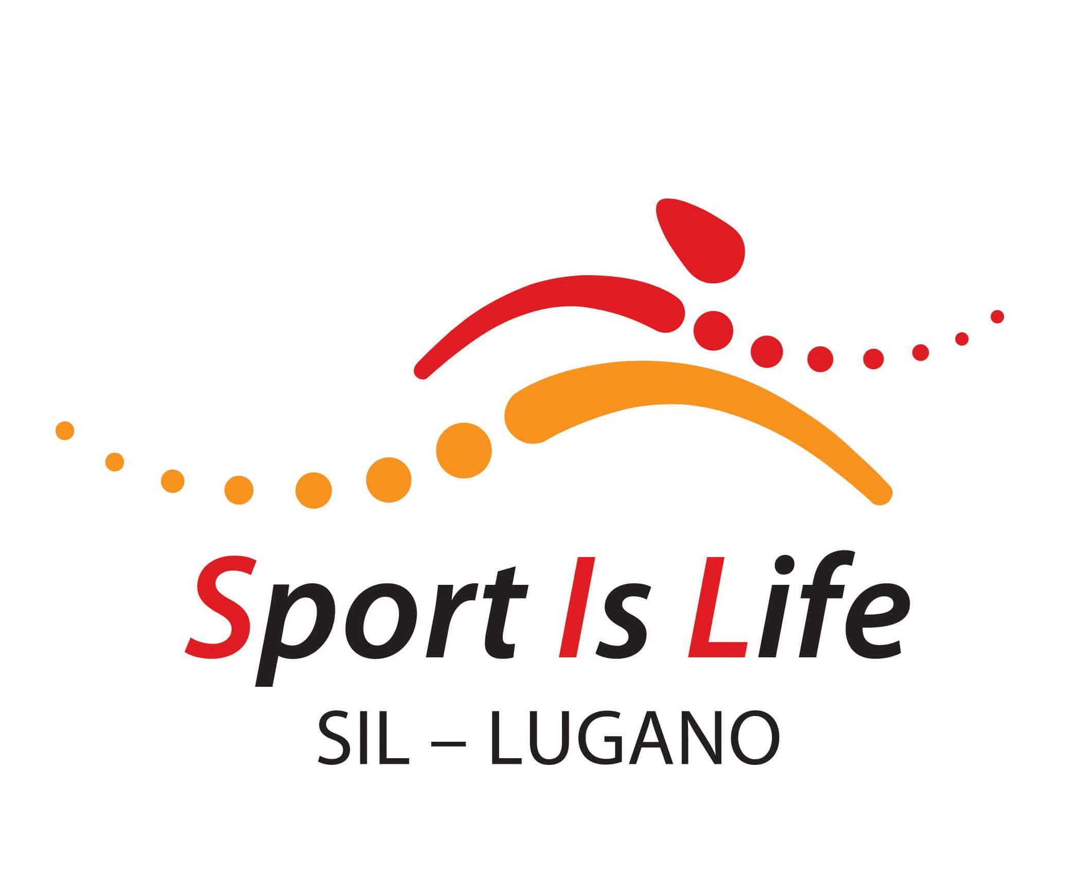 Logo Sport Is Life SIL Lugano CMYK vettoriale